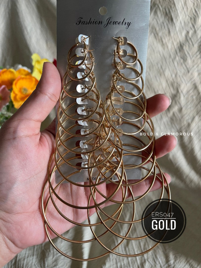 Earring Set | ERS047 | Gold