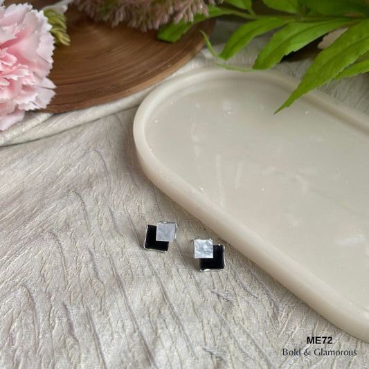 Stud Earring | ME72 | Dumas | Silver