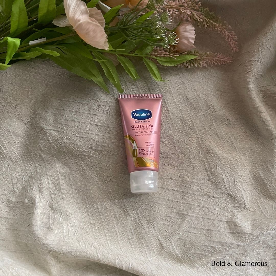 Vaseline Healthy Bright Gluta Hya Serum Burst Lotion | Dewy Radiance