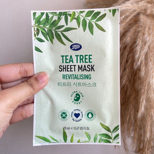 Boots Sheet Mask | Tea Tree Revitalising