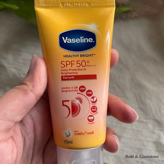 Vaseline Healthy Bright Serum | Daily Protection & Brightening SPF50+