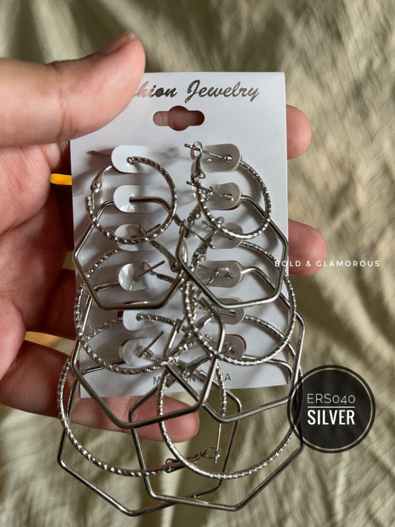 Earring Set | ERS040 | Silver
