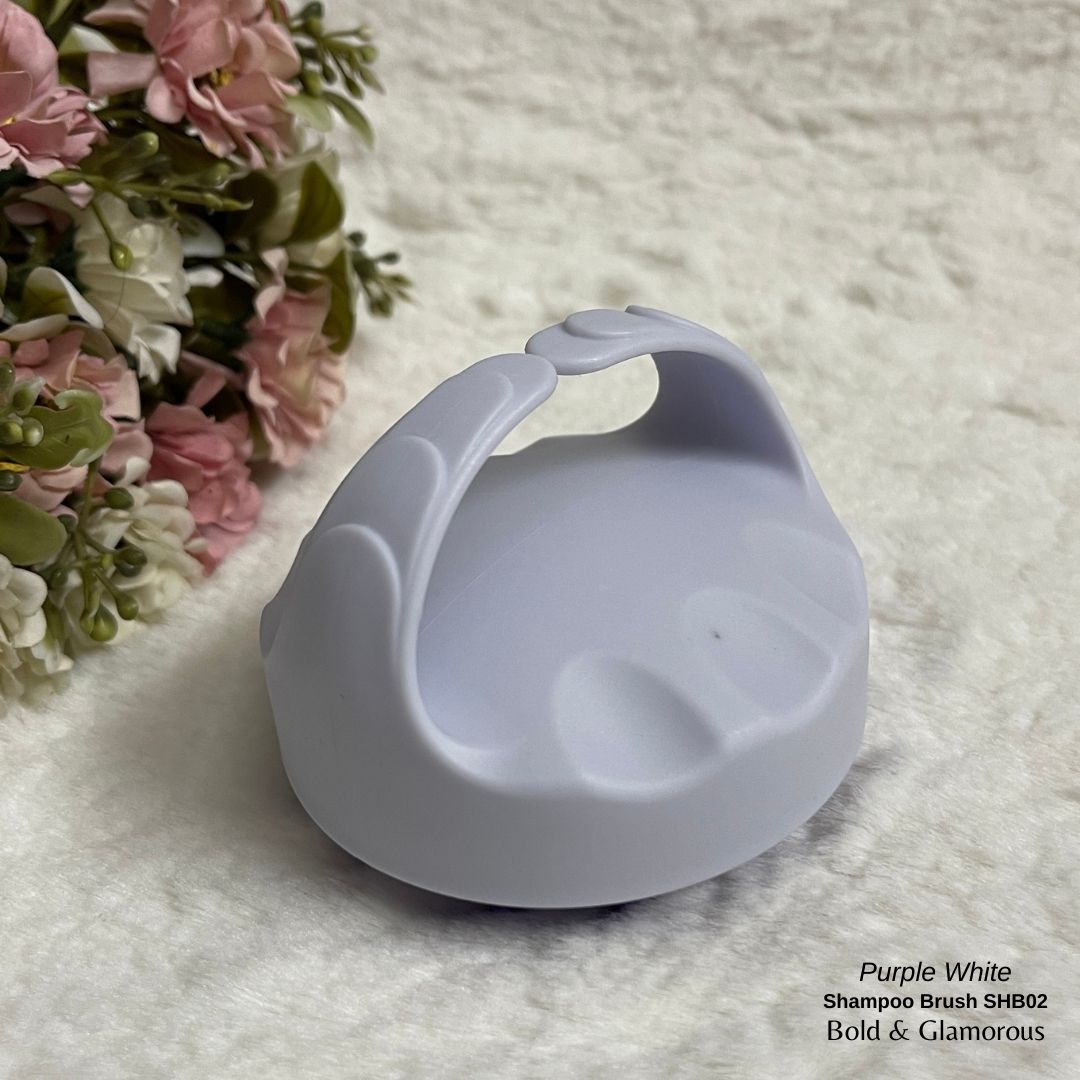 Shampoo Brush | SHB02 | Purple White