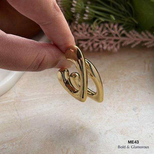 Earring | ME43 | Cara | Gold