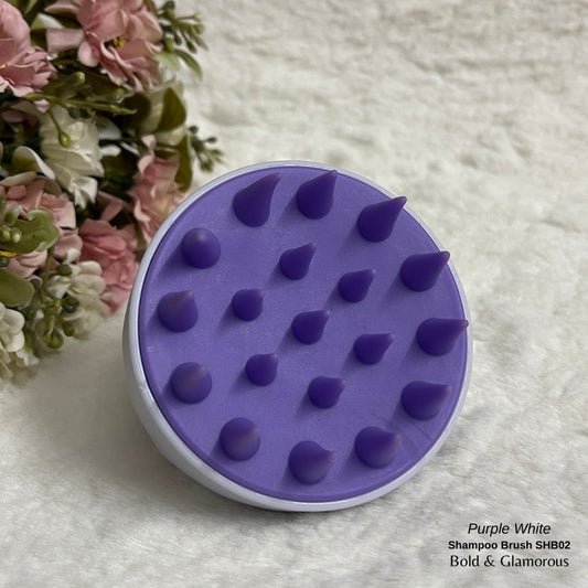 Shampoo Brush | SHB02 | Purple White