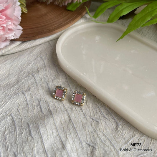 Stud Earring | ME73 | Clair | Gold