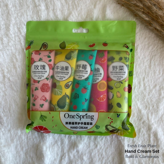 Hand Cream Set | One Spring | Fresh Plant Fruit