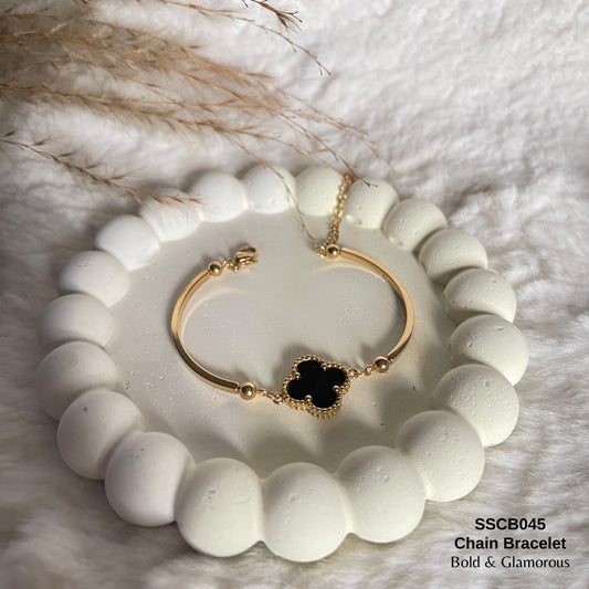 Chain Bracelet | SSCB045 | Double Sided Clover