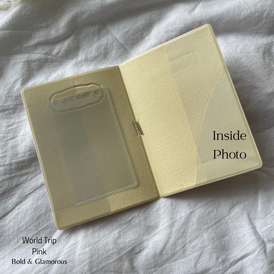 Passport Cover | World Trip | Pink