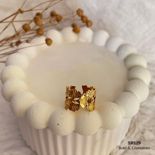 Statement Ring | SR129 | Gold