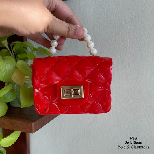 Mini Jelly Purse Bags | MJPB01 | Red