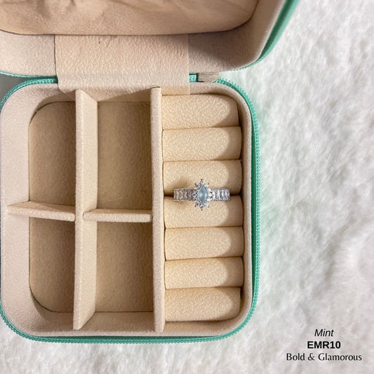 Diamond Cut SIlver Rings | EMR10 | Mint
