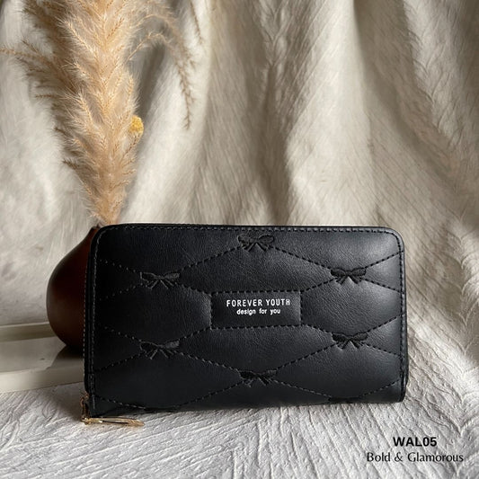 Classic Long Wallet WAL05 | Black