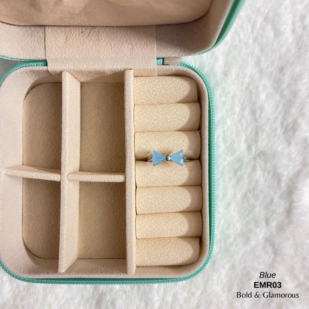 Bow Ring | EMR03 | Blue