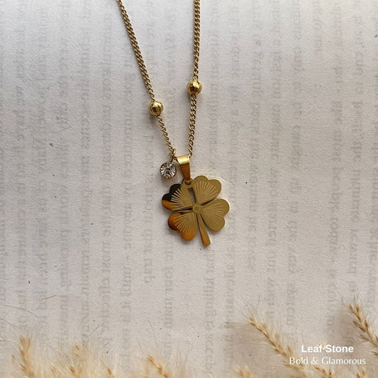 Necklace | SN110 | Leaf Stone