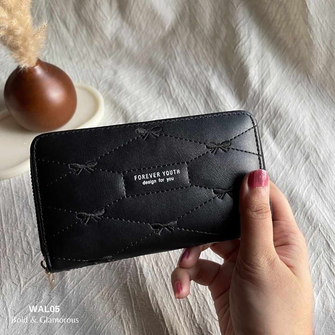 Classic Long Wallet WAL05 | Black