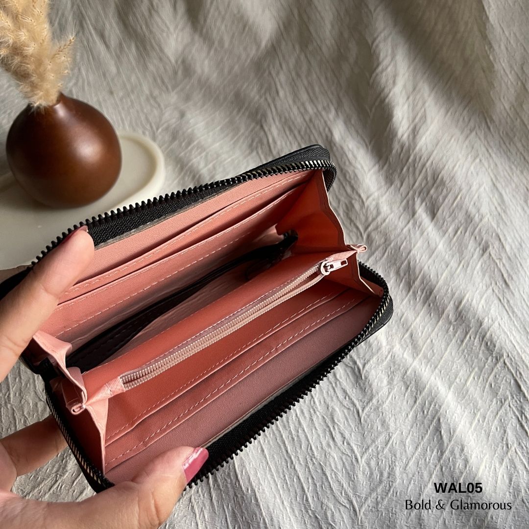 Classic Long Wallet WAL05 | Black