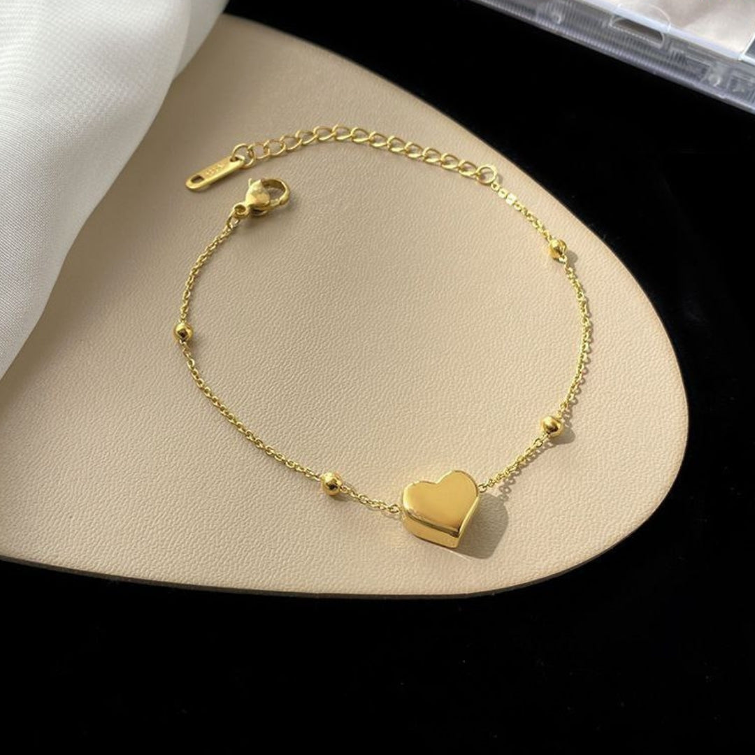 Chain Bracelet | SSCB010 | Solid Heart Bracelet
