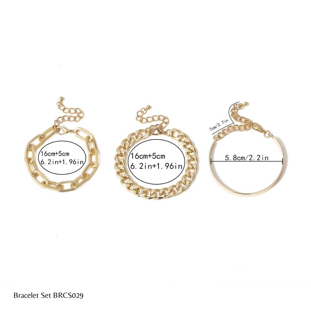 Bracelet Set | BRCS029 | Silver