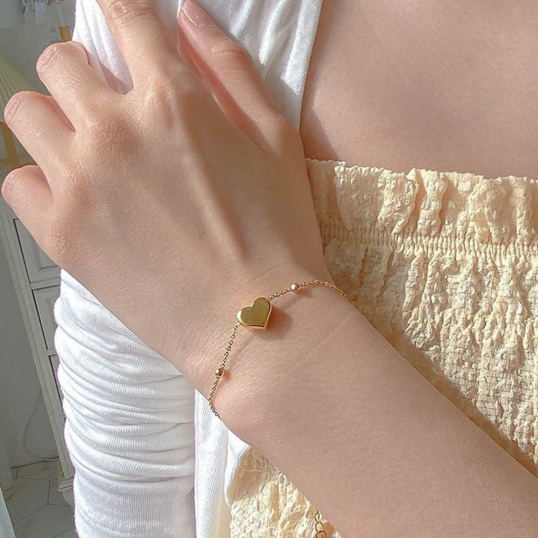Chain Bracelet | SSCB010 | Solid Heart Bracelet