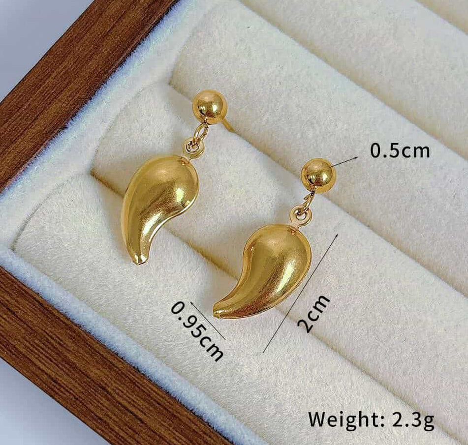 Statement Earring | STE020 | Molten Drop Earrings