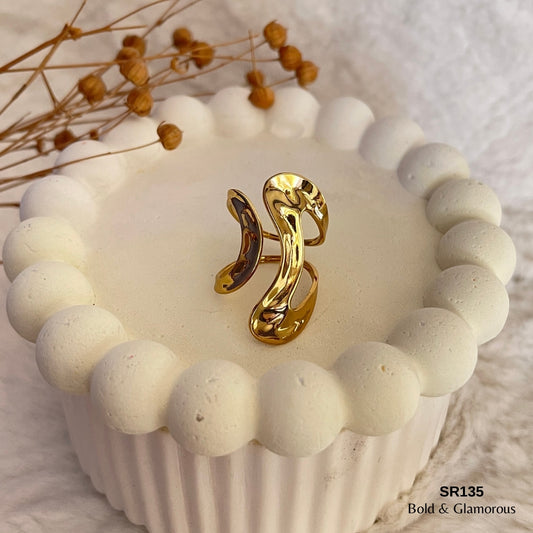 Statement Ring | SR134 | Gold