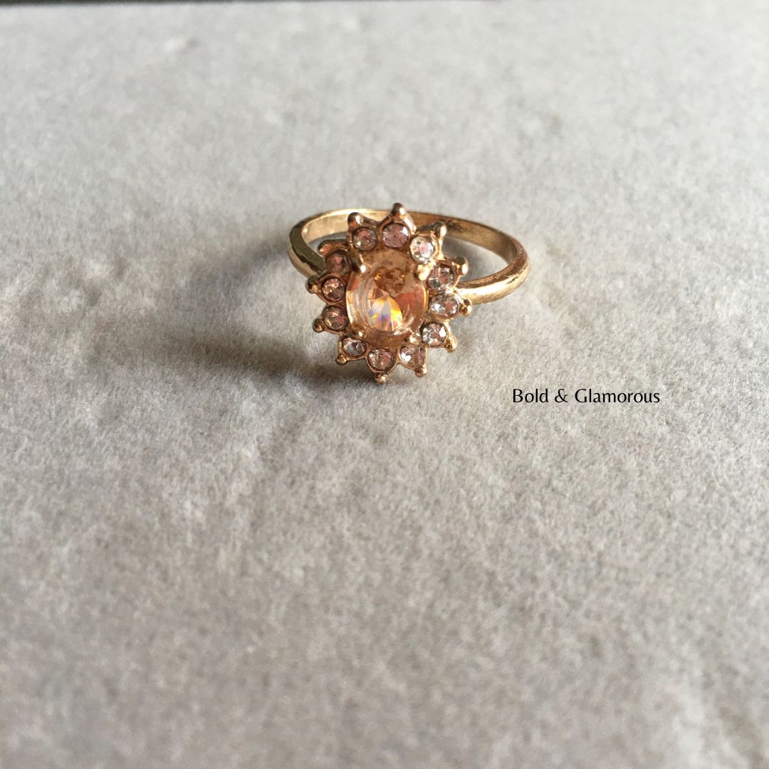 Diamond Cut Ring | DCR01 | Orange