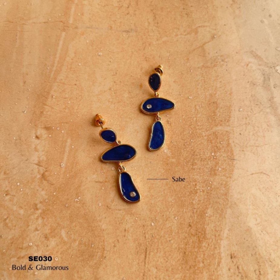 Irregular Asymmetric Earring | SE030 | Sabe