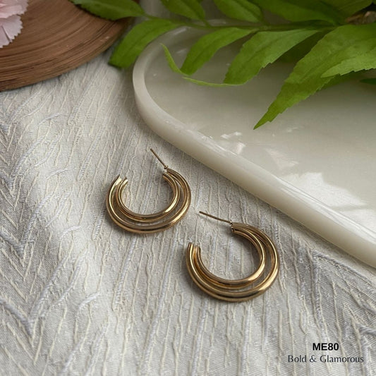 Half Hoop Earring | ME80 | Yvette
