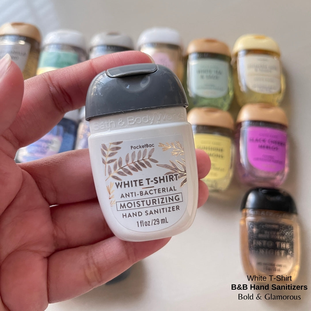 Bath and Body Works Hand Sanitizers | White T-Shirt