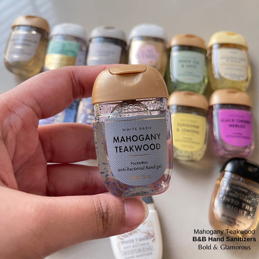 Bath and Body Works Hand Sanitizers | Mahogany Teakwod