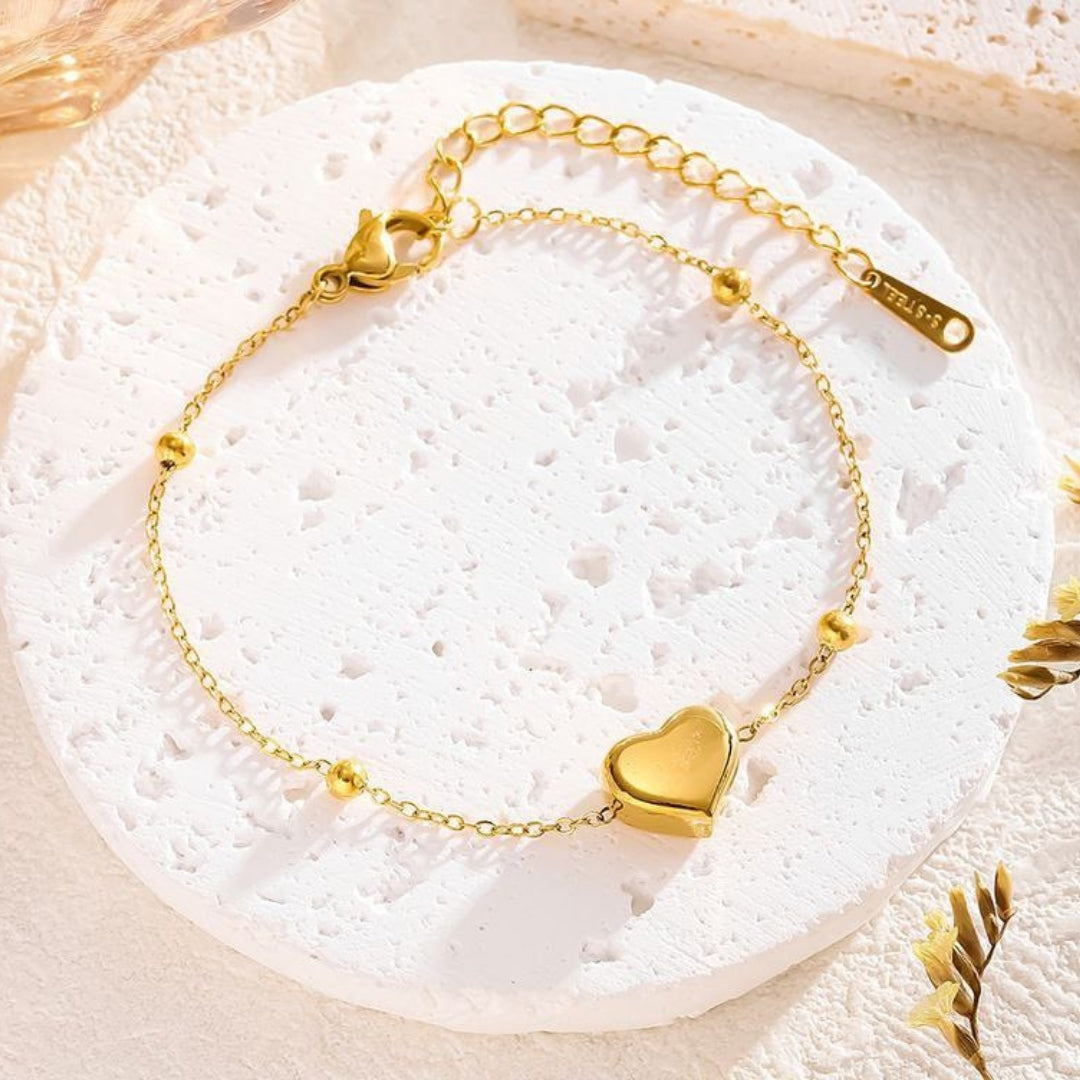 Chain Bracelet | SSCB010 | Solid Heart Bracelet