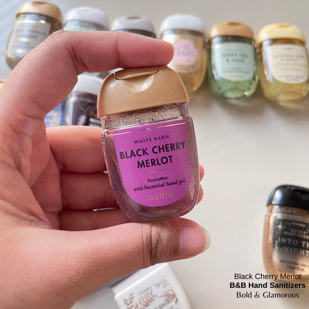 Bath and Body Works Hand Sanitizers | Black Cherry Merlot