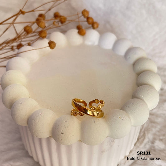 Statement Ring | SR131 | Gold