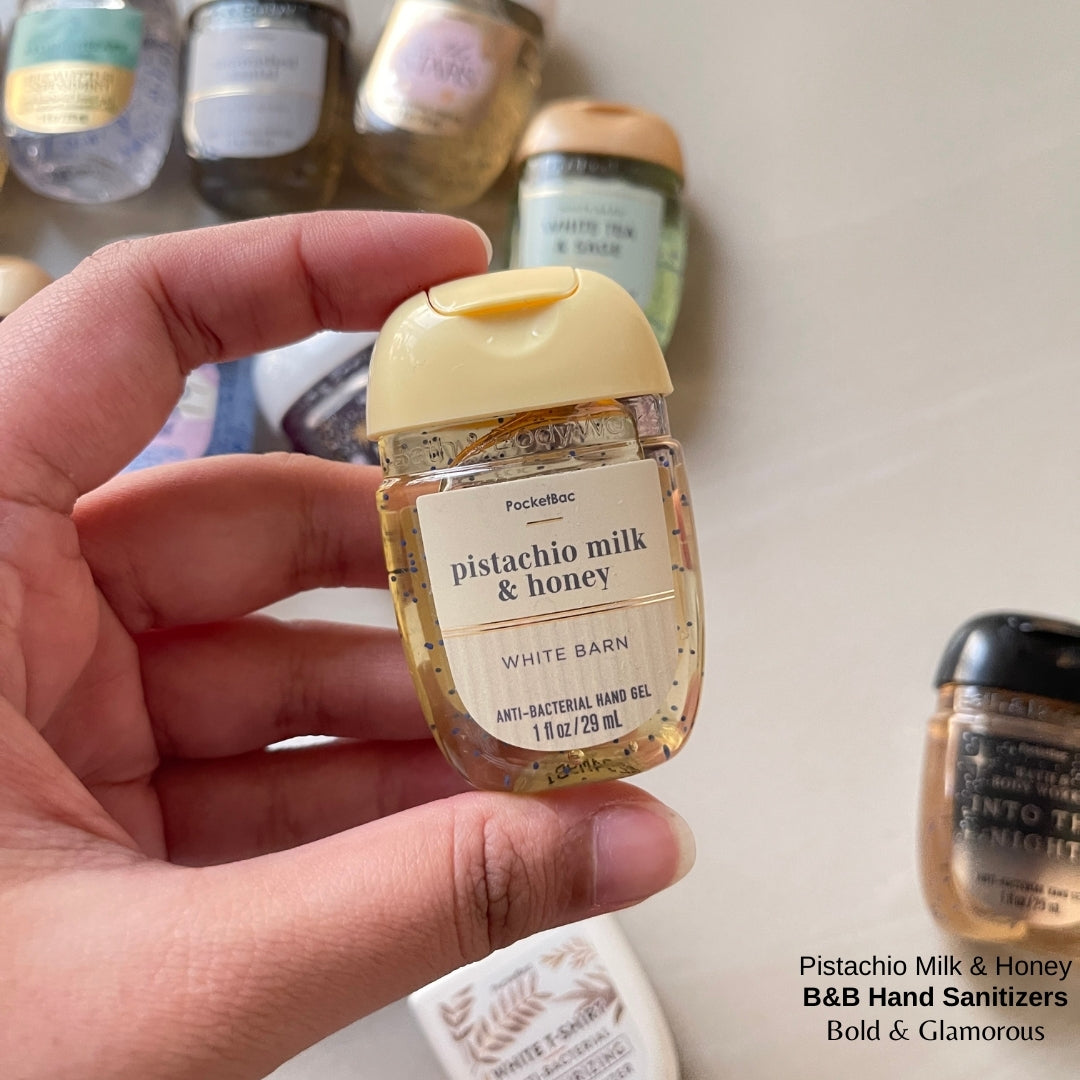 Bath and Body Works Hand Sanitizers | Pistachio Milk & Honey