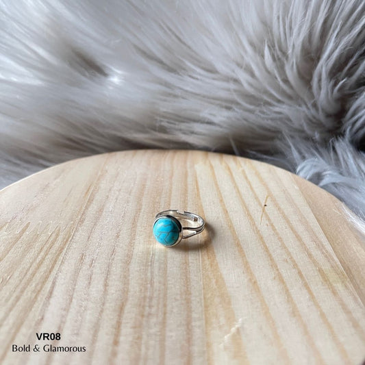 Vintage Ring | VR08 | Aqua Blue