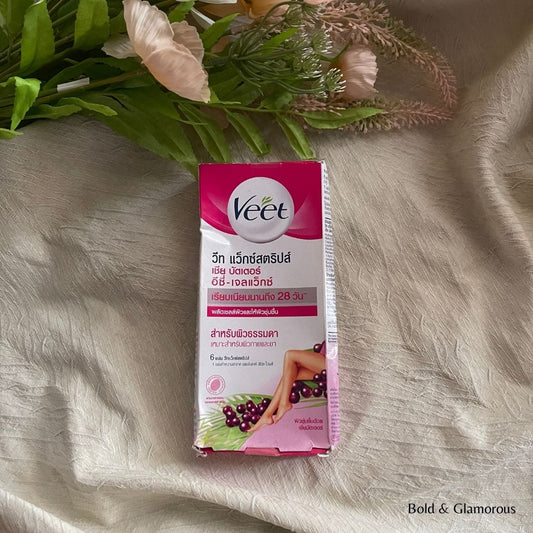 Veet Wax Strips Shea Butter and Berry for Normal Skin