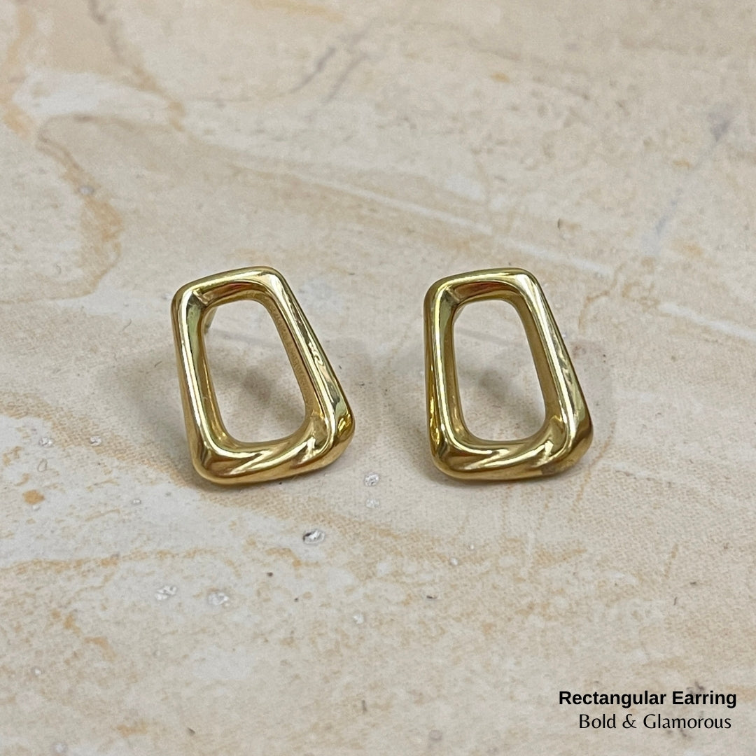 Statement Earring | STE019 | Rectangular Earring