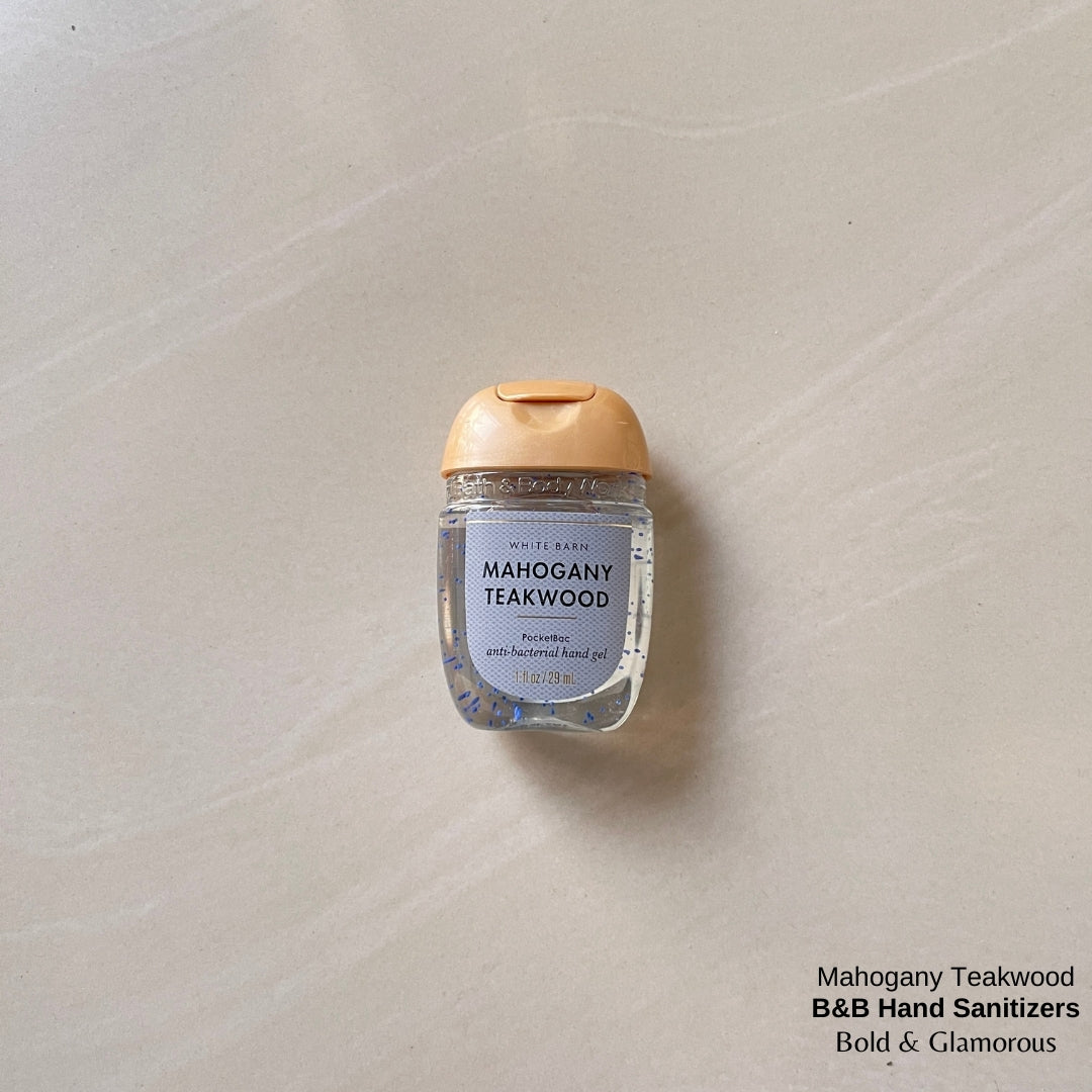 Bath and Body Works Hand Sanitizers | Mahogany Teakwod