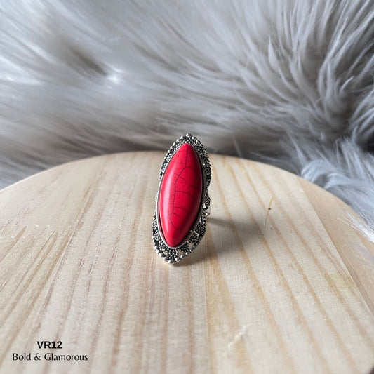 Vintage Ring | VR12 | Red