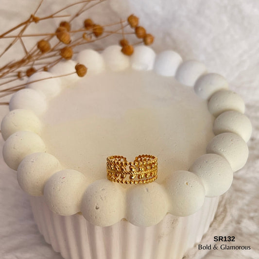 Statement Ring | SR132 | Gold