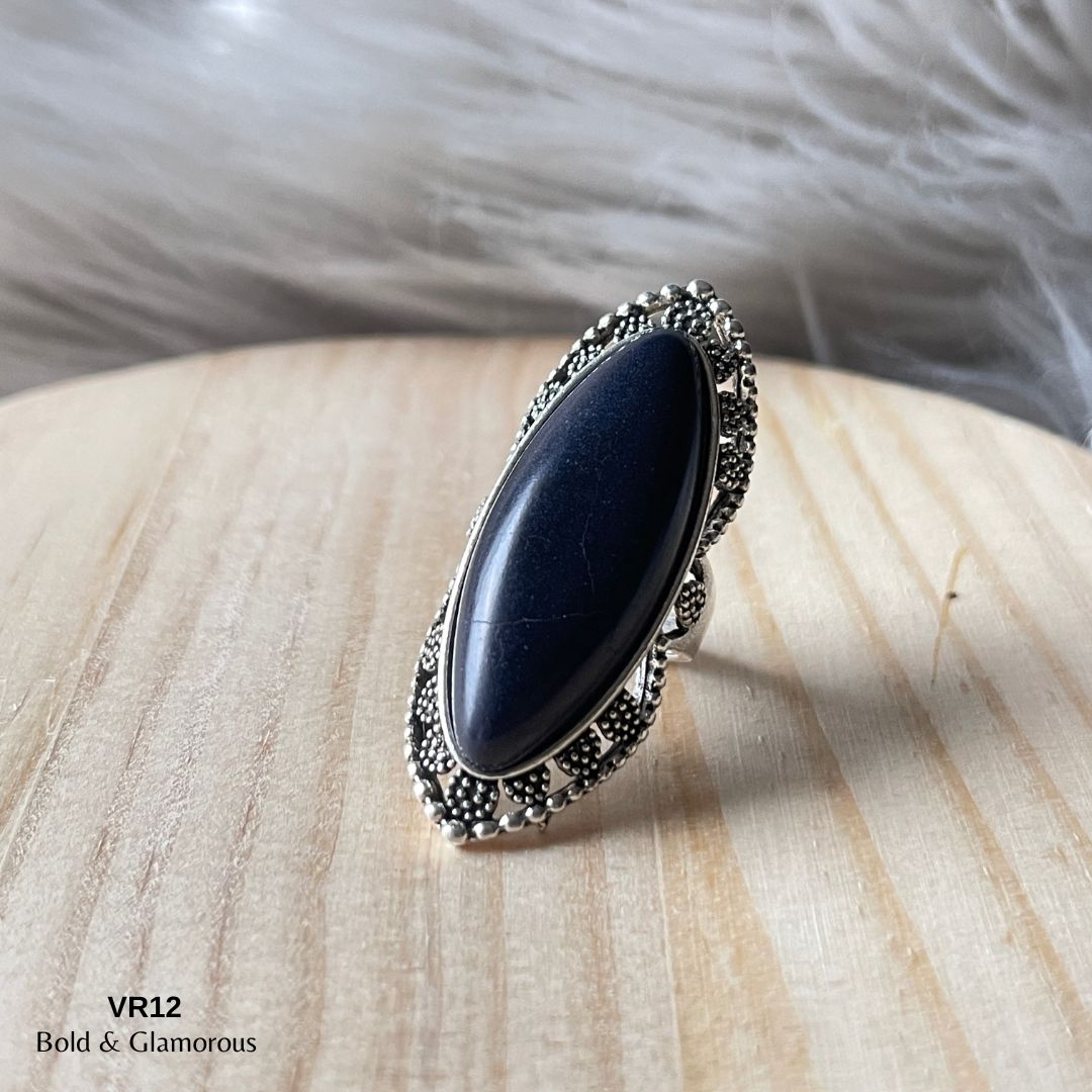 Vintage Ring | VR12 | Black