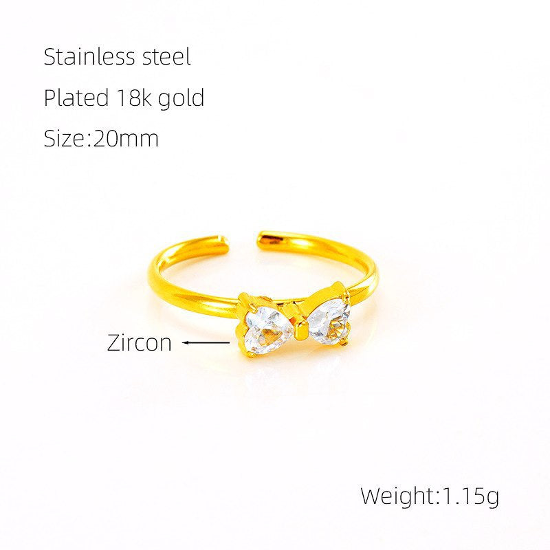 Stone Ring | SR259 | Gold
