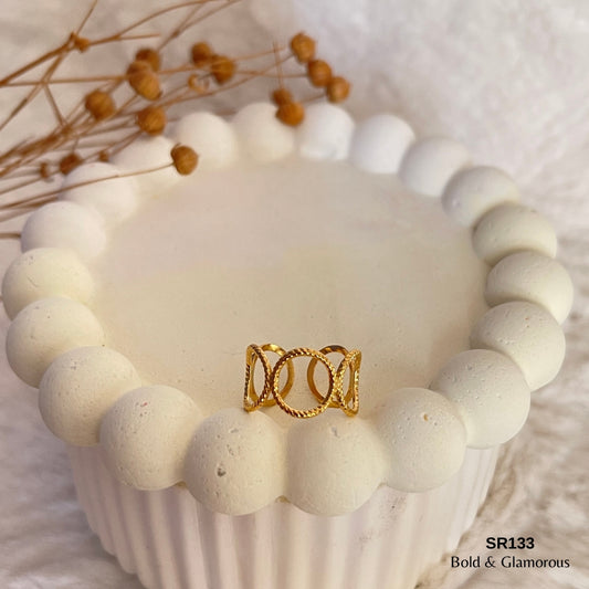 Statement Ring | SR133 | Gold