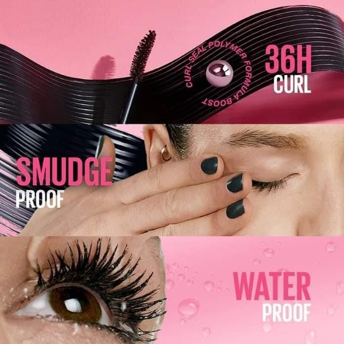 Maybelline Hypercurl Waterproof Mascara | Very Black | Mini
