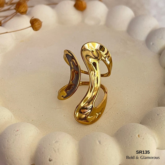 Statement Ring | SR134 | Gold