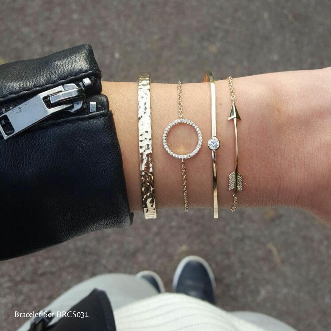 Bracelet Set | BRCS031 | Gold