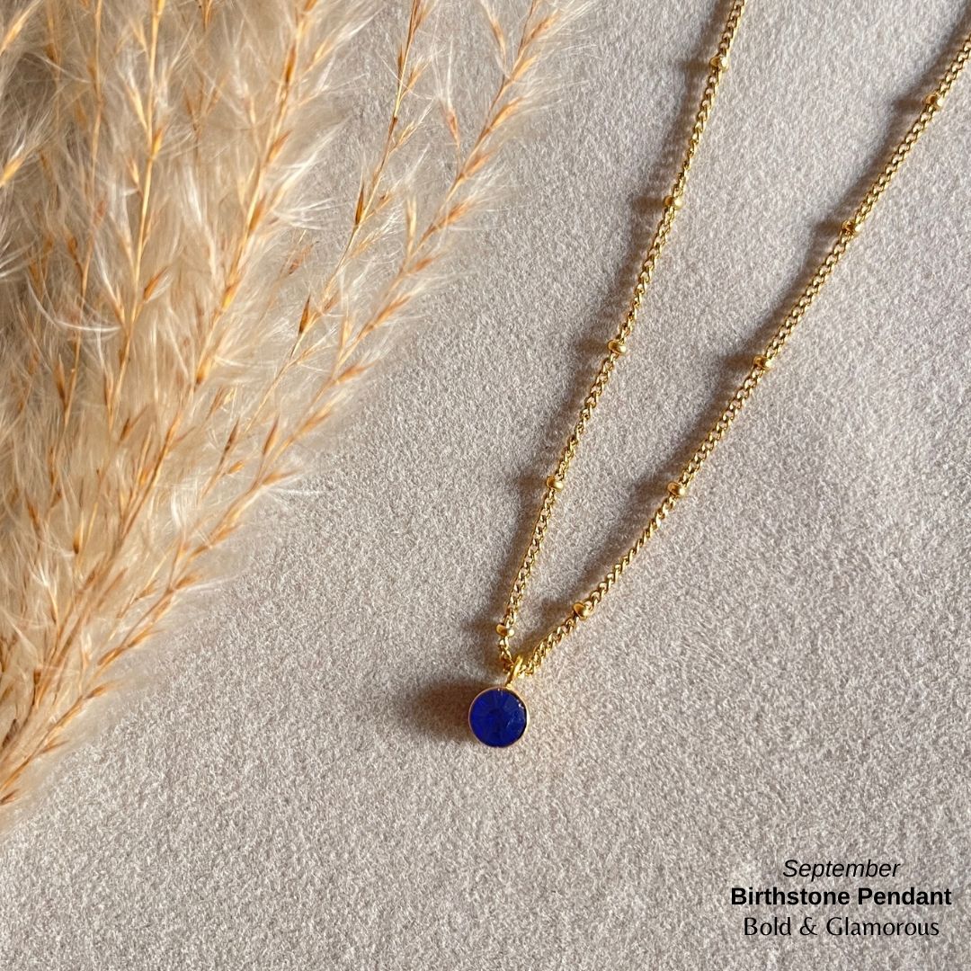 Necklace | SN095 | Birthstone | September