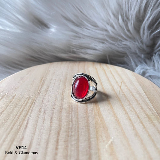 Vintage Ring | VR14 | Blood Red