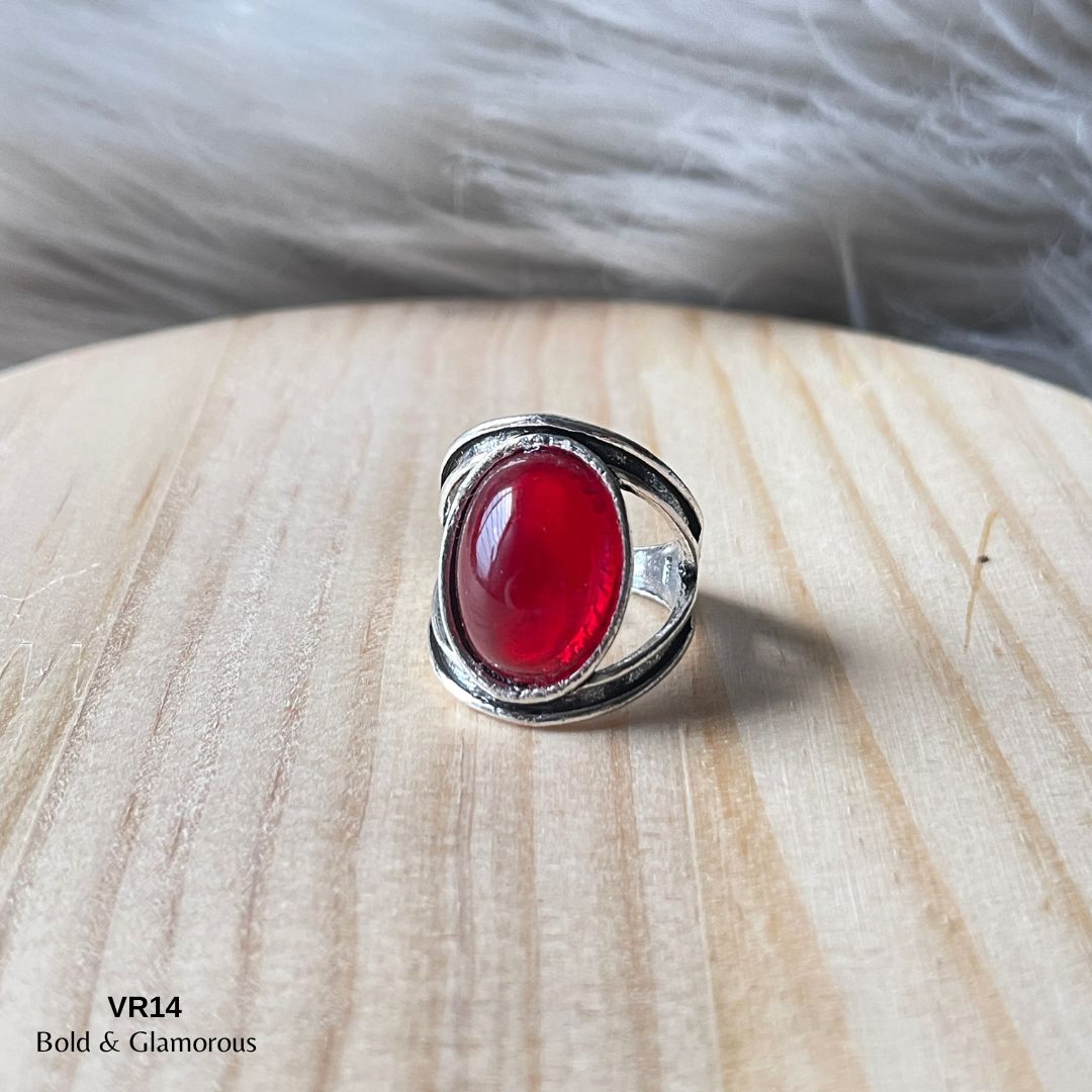 Vintage Ring | VR14 | Blood Red